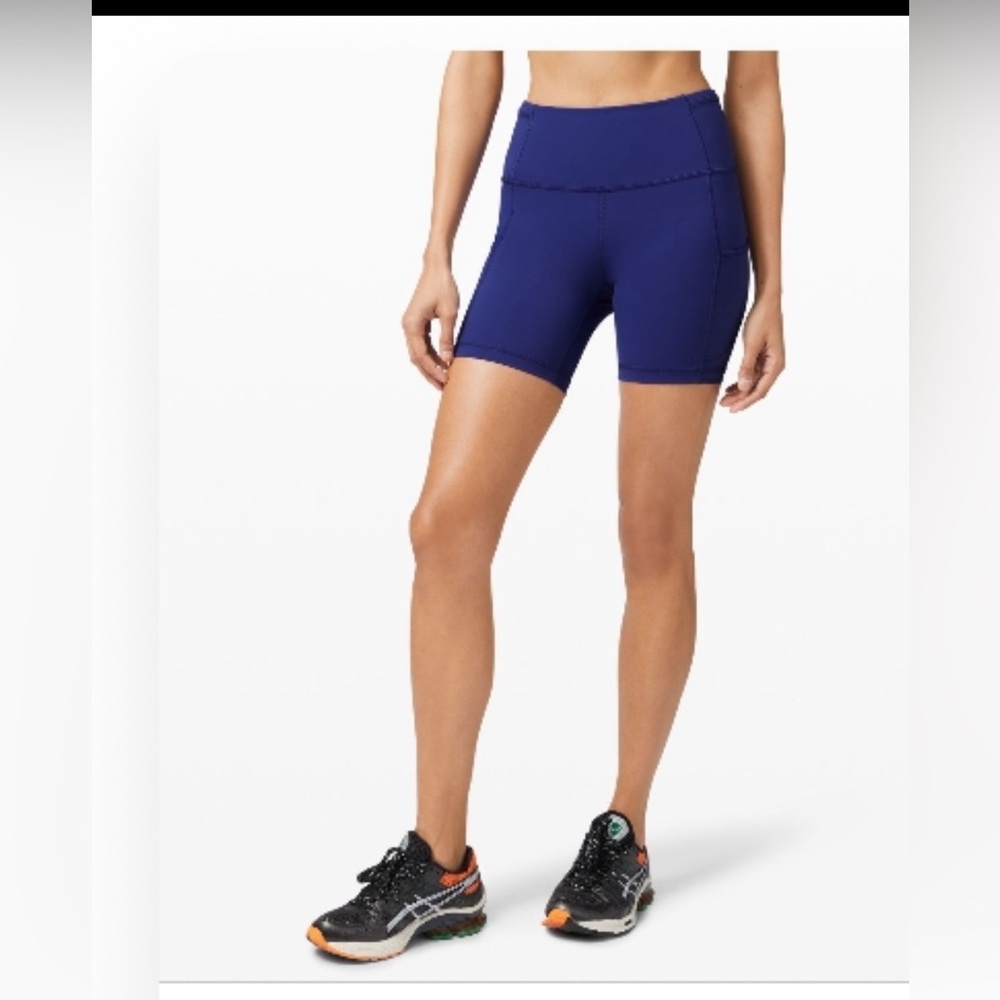 lululemon athletica Women's Fast and Free High-Rise Shorts - Blue